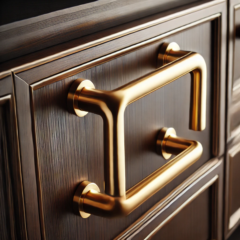 solid brass cabinet handles