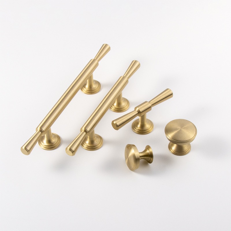 Brass handles for cabinets